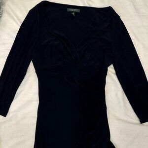 Lauren Ralph Lauren Violet Blue Knee Length Dress Size 8Classic navy Lauren Ralp